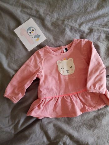 Haut ML rose _ 1 mois