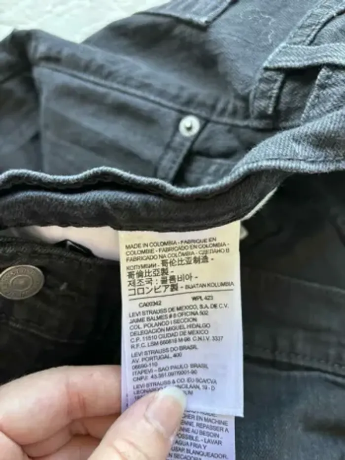 Jean Levi’s homme 559 Relaxed Straight droit noir W32 L/42 L34 - photo numéro 9