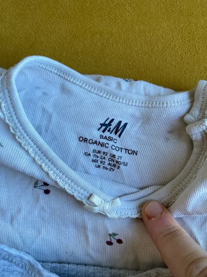 Bodies manche longue taille 1/2 ans h&m - photo numéro 3