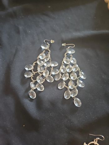 Superbes boucles d'oreilles soiree