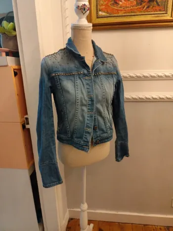 Veste en jean marque créateur Paige taille S poches