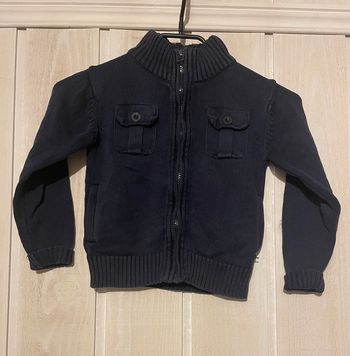 Gilet marine zippé - Okaïdi - 4ans