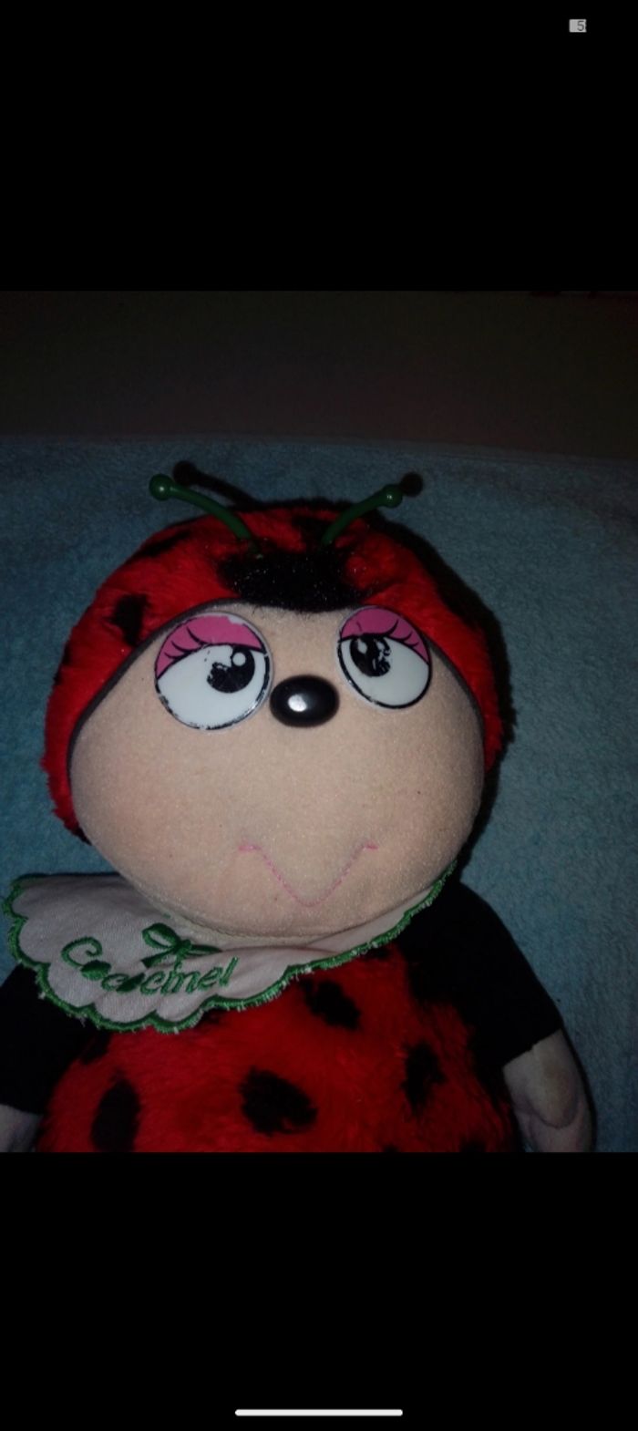Peluche coccinelle - photo numéro 3