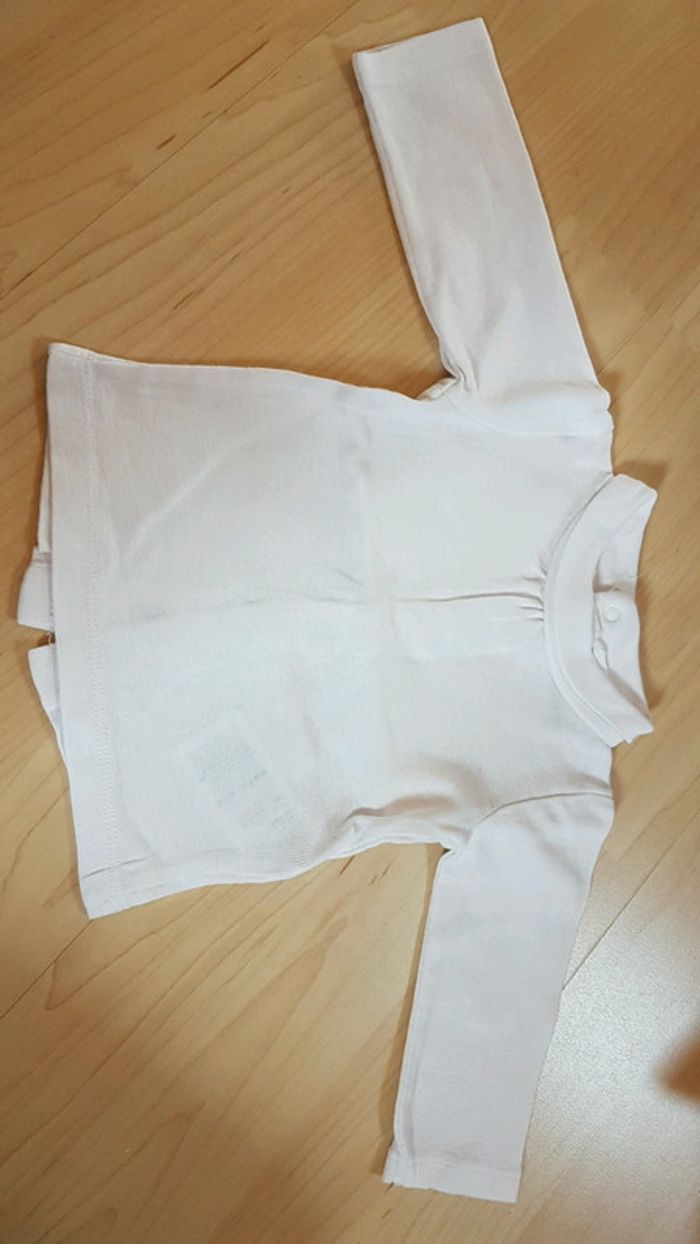 T shirt blanc vertbaudet - photo numéro 2