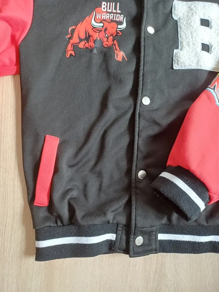 Veste bouton nba bulls warrior - photo numéro 3
