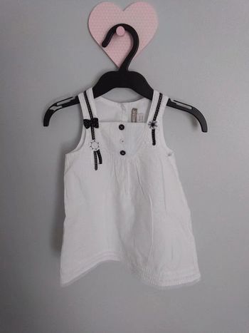 Robe blanche et noire Orchestra 9 mois