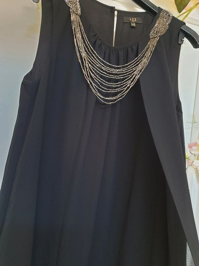 Robe en crêpe Tunique longue 123 Taille 42 - photo numéro 5