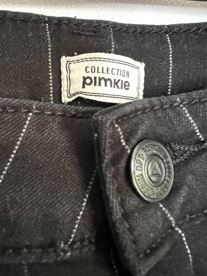 Jean slim taille haute Pimkie noir et blanc - photo numéro 3