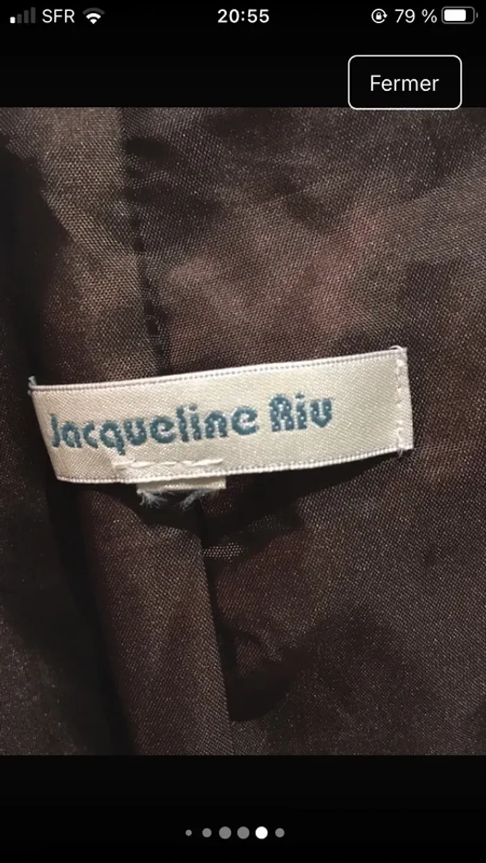 Superbe blazer tout doublé moderne et sophistiqué de chez Jacqueline Riu en 42 excellent état - photo numéro 12