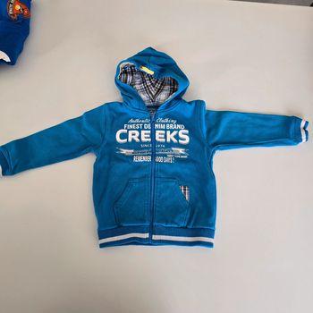 Gilet zippé à capuche  - creeks - 3 ans