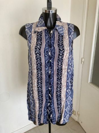 Tunique / chemisier sans manches taille 40/L