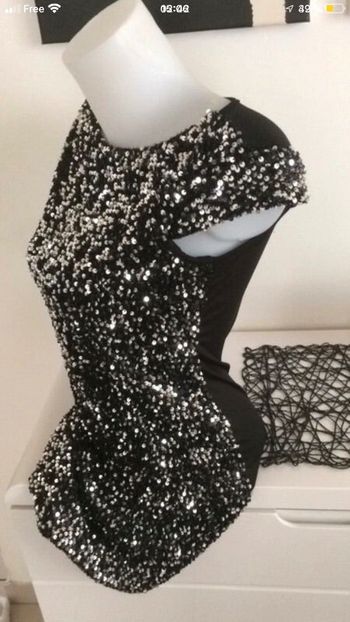 Robe de soirée en sequins