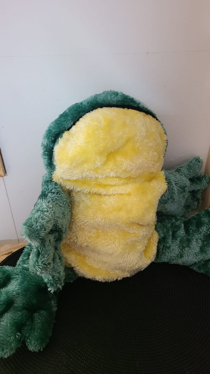 grosse peluche vintage grenouille - photo numéro 3