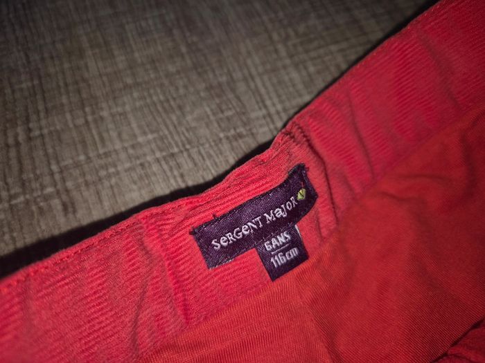 Short velours Sergent Major 6 ans neuf - photo numéro 5