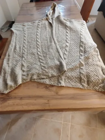 Gilet long beige Kalifornia Dream