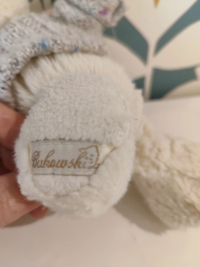 Peluche ourson ours nounours Bukowski. - photo numéro 2