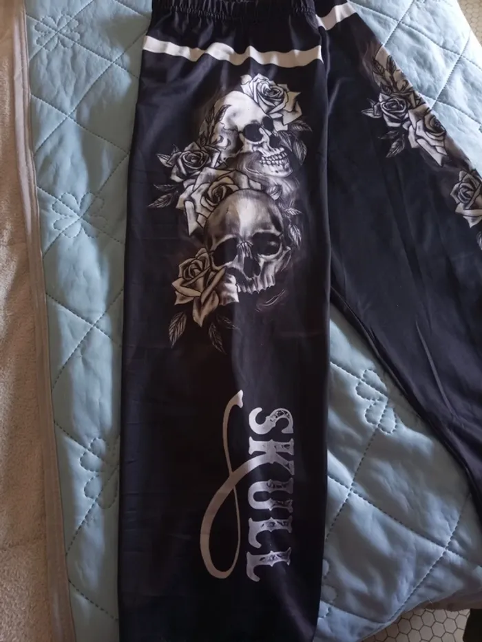 Ensemble noir tête de mort 2 XXL - photo numéro 5