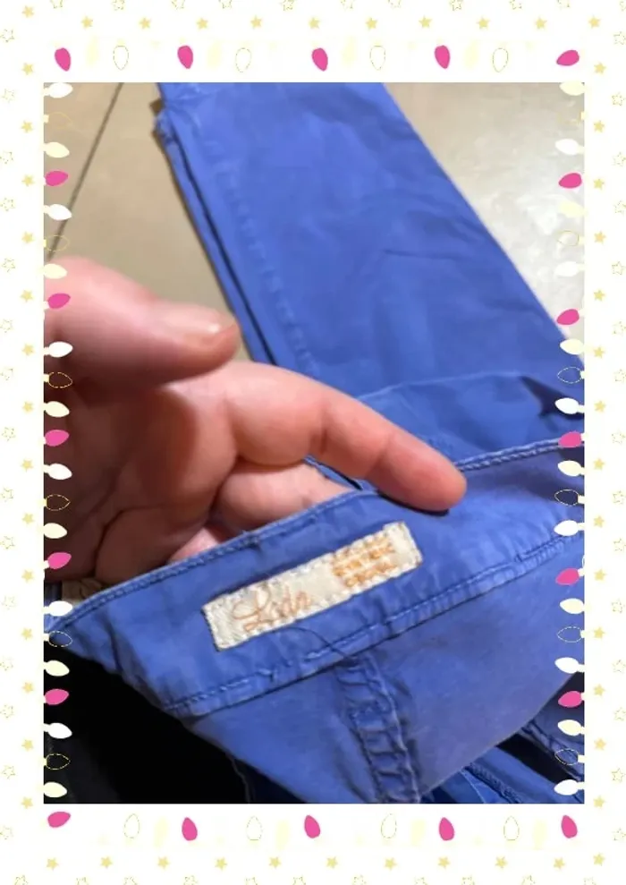 Pantalon bleu femme taille 44 LCDN - photo numéro 4