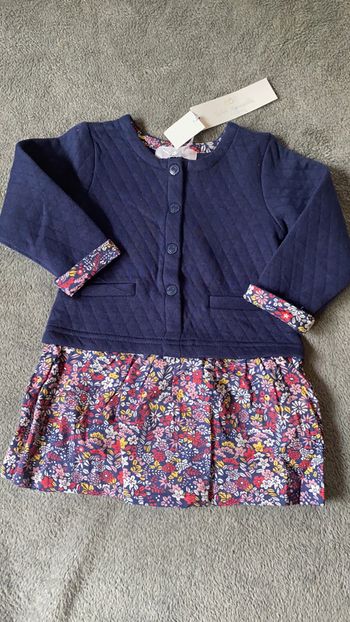 Robe bi matière Cadet Rousselle