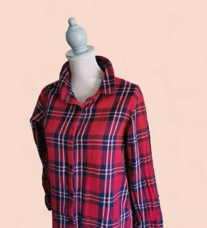 Robe chemise à carreaux YD love your clothes 10/11ans - photo numéro 2