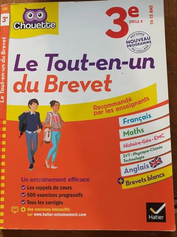 Le tout en un du brevet 3ème