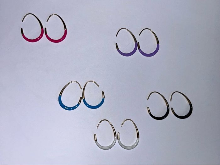 Lot de 11 paires de boucles d'oreilles - photo numéro 2
