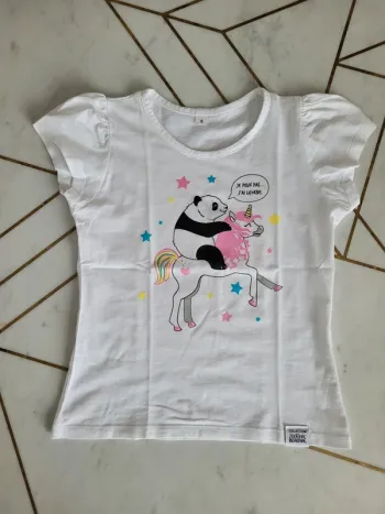 Tee-shirt panda 8 ans