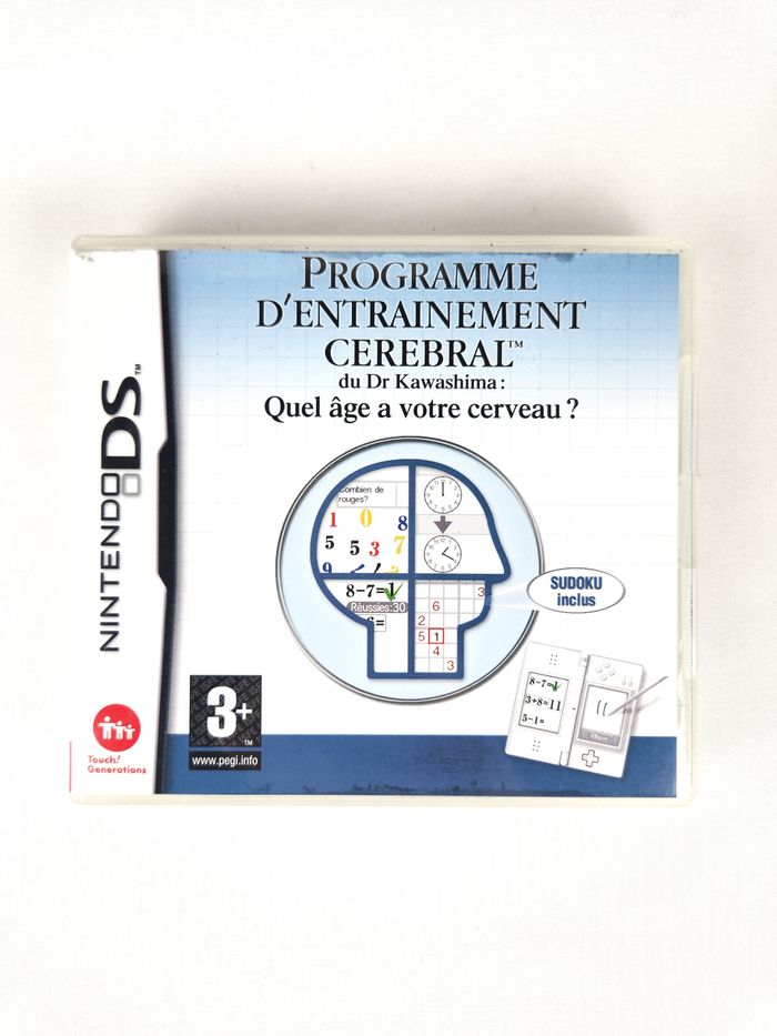 Jeu Nintendo DS Programme entraînement cérébral Dr Kawashima - photo numéro 1