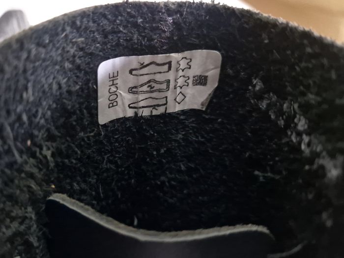 Rangers  / Boots , noir  , cuir véritable  , femme  , taille 38 - photo numéro 8