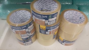 Lot de 10 rubans adhésifs transparents silencieux – Neuf