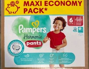 Couches pampers taille 6 harmonie pants