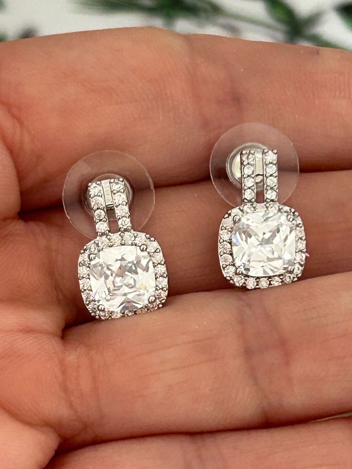 Boucles d’oreilles, zirconium cubique style Bridgerton - photo numéro 5