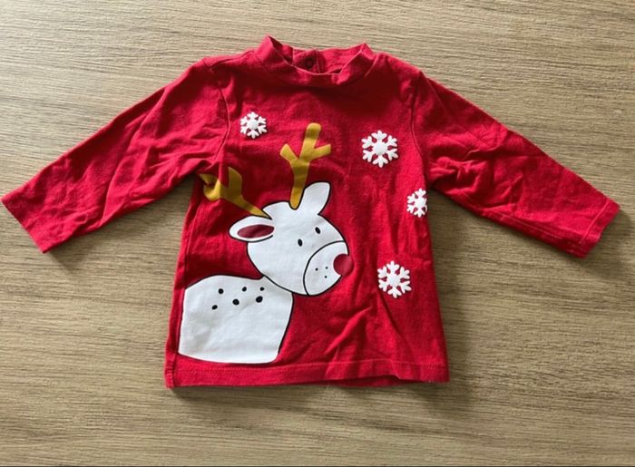 Teeshirt manches longues Noël Orchestra 9 mois