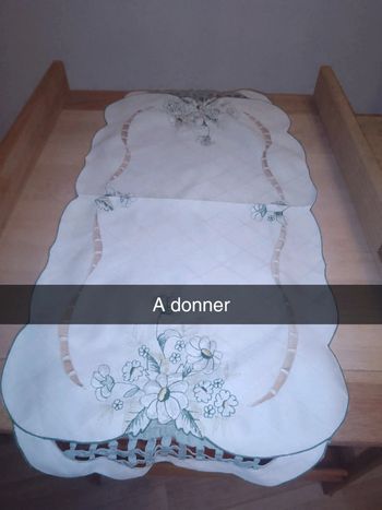 Napperon à donner