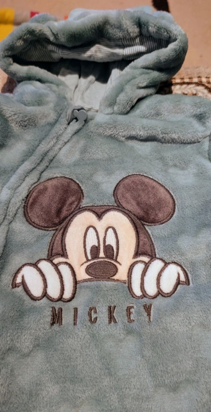 Combinaison Mickey 🎈 Disney 🌈 Baby 🧸 1 à 3 mois 🐦 - photo numéro 2