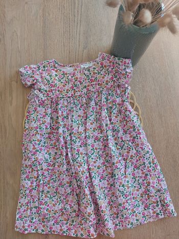 Robe fleurie rose - Vertbaudet