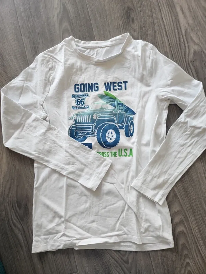 Lot de 2 Tee-shirts manches longues - photo numéro 2