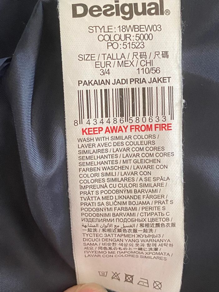 Manteau Desigual taille 3/4 ans - photo numéro 7