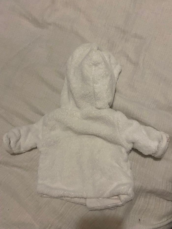 Petit manteau tout doux 1 mois  mot d’enfant - photo numéro 4