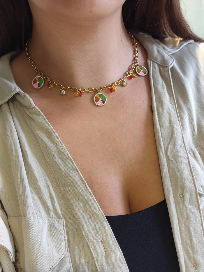 Collier pamplemousse   ✅ - photo numéro 3