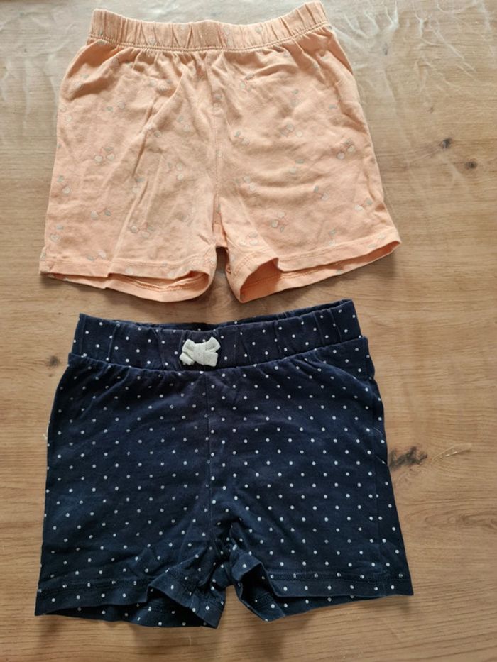 Lot short coton 3 ans