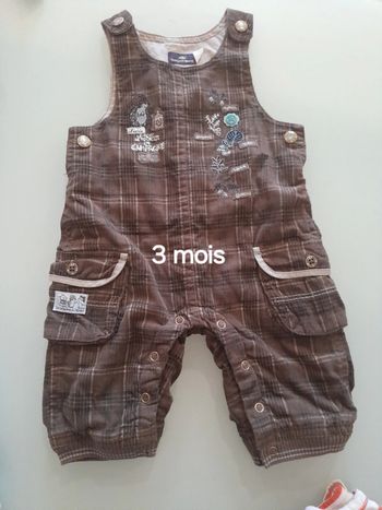 Salopette marron 3mois
