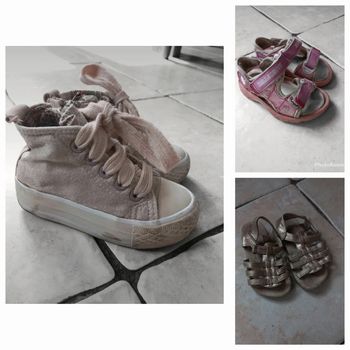 Lot 3 paires chaussures 21 🌼