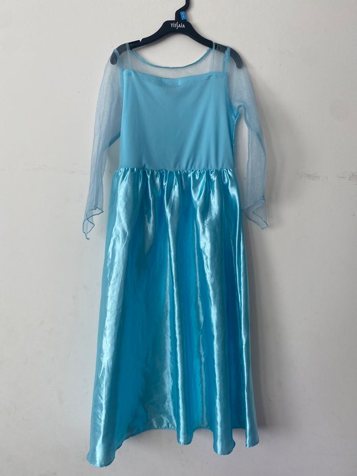 Déguisement fille reine des neiges 8 ans - photo numéro 2