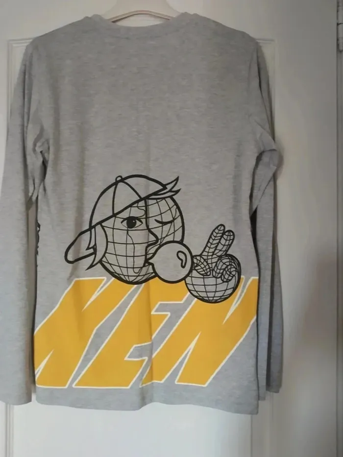 Tee-shirt manches longues garçon 16 ans Kenzo - photo numéro 2