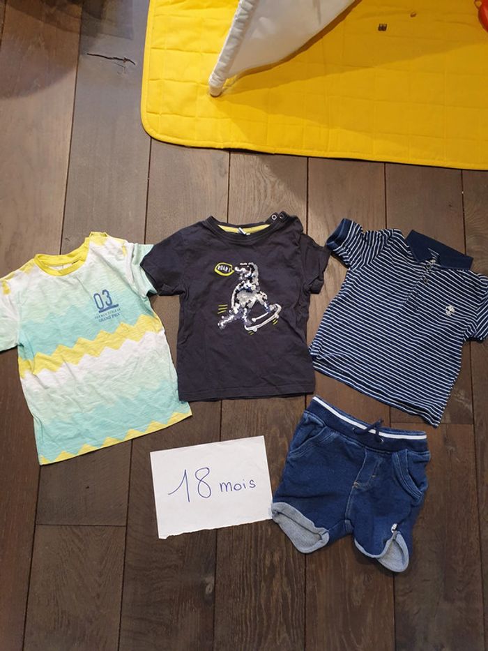 Lot de vêtements 18 mois garçon été