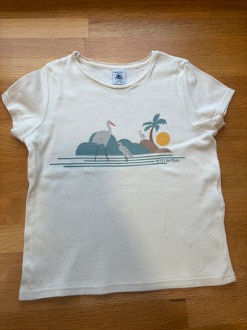 T-shirt MC petit bateau 6 ans fille