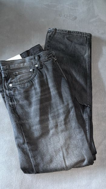jean relaxed noir h&m