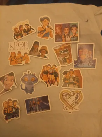 Lot stickers k pop demons hunters neuf