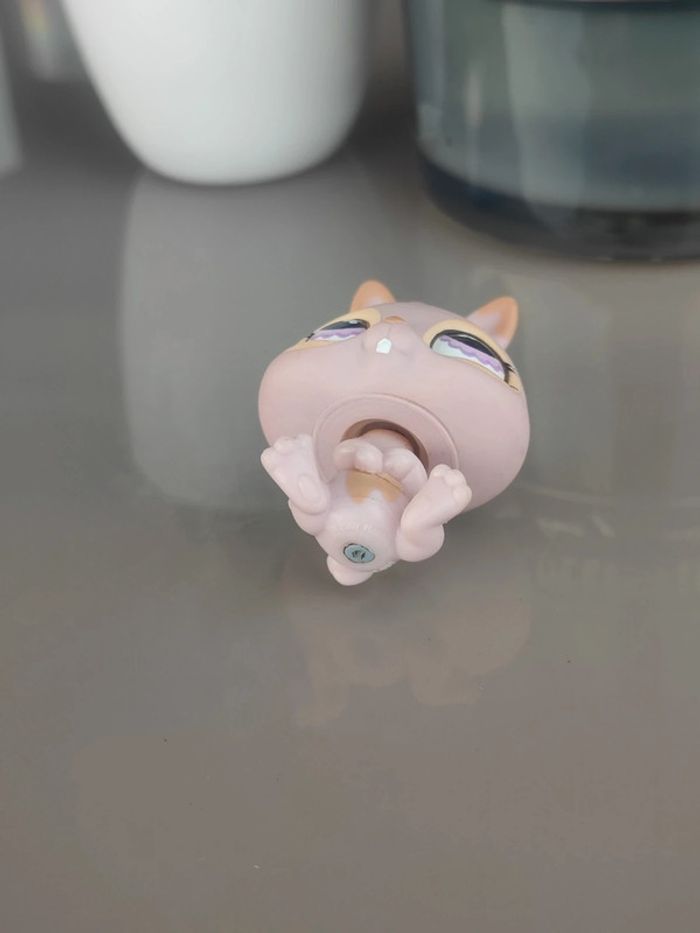 Littlest Pet Shop light mauve rabbit bunny #667 - photo numéro 3